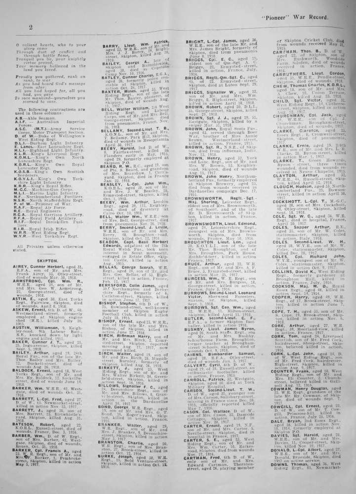 The West Yorkshire Pioneer Illustrated War Record: Page 3
