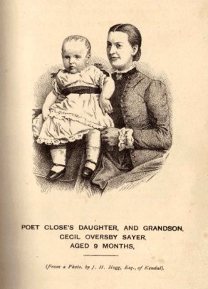 Cecil Oversby Sayer with his mother Elizabeth Sayer, née Close