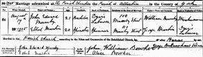 Marriage Register of Allerton Parish Church, Bradford, Yorkshire