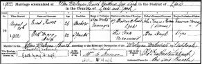 Marriage Register of Eldon Methodist Church, Woodhouse Lane, Leeds, Yorkshire