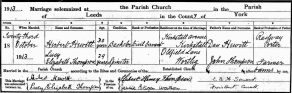 Marriage Register of Leeds Parish Church, Yorkshire