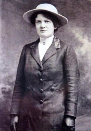 Mercy Wilson Galbraith, the half-sister of Ian Maclean Wilson as a Nanny in 1915