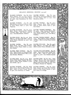 Ireland's Memorial Records 1914-1918