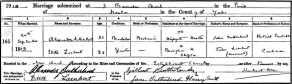 Marriage Register of Heaton, St Barnabas, Yorkshire
