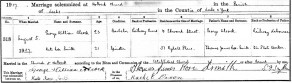 Marriage Register of Holbeck Church, Leeds, Yorkshire