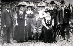 The wedding of William Edward Parrott and Sarah Elizabeth Langstroth, 10 April 1909