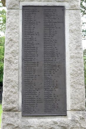 Clitheroe War Memorial - detail