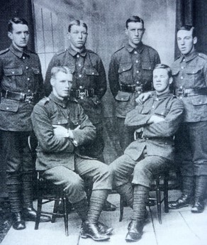 Thomas Metcalfe Coates, seated, bottom left