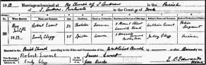 Marriage Register of St Andrew’s Church, Purlwell, Yorkshire