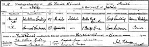 Marriage Register of All Saints' Church, Ilkley, Yorkshire