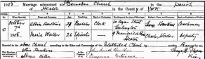 Marriage Register of St. Barnabas’s Church, Bradford, Yorkshire