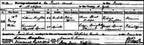 Marriage Register of Halifax Parish Church, Yorkshire