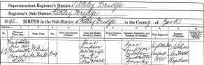 Copy of Birth Registration