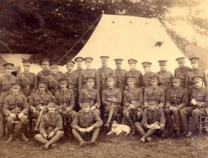 Officers of the 2nd Bn Alexandra, Princess of Wales's Own (Yorkshire Regiment), October 1914