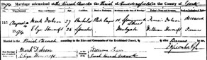 Marriage Register of Huddersfield Parish Church, Yorkshire