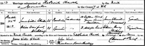 Marriage Register of Normanton Parish Church, Yorkshire
