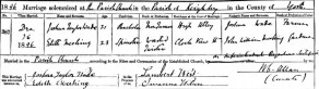 Marriage Register of Keighley Parish Church, Yorkshire