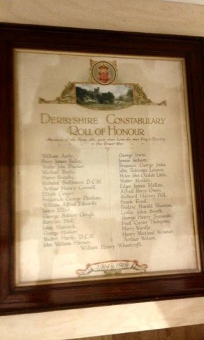 Derbyshire Constabulary Roll of Honour