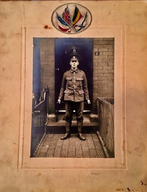 Private Thomas Leeming, the brother of Private James Leeming, taken in 1915
