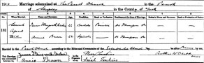 Marriage Register of Shipley Parish Church, Yorkshire