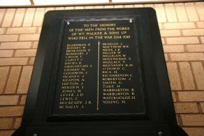 Memorial: William Walker & Sons Ltd., Bolton - detail