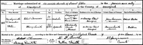 Marriage Register of Bradford Parish Church, Yorkshire