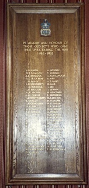 Pocklington Grammar School War Memorial