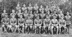 Captain Christopher W. Brown - back row, 6th from left