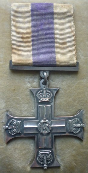 Lieut G. Annesley Fisher’s Military Cross (obverse)