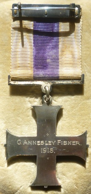 Lieut G. Annesley Fisher’s Military Cross (reverse)