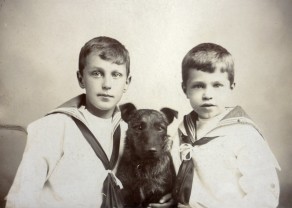 George Annesley and his brother Henry Brian Fisher (taken August, 1902)