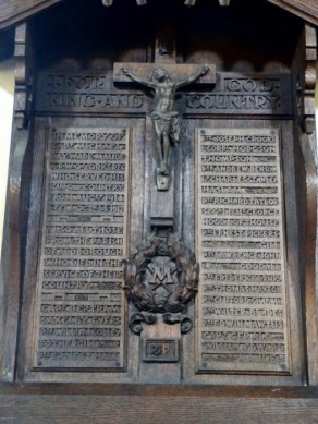 Aldborough Parish War Memorial - detail