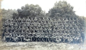 The Officers of 69th Infantry Brigade, Bramshott, August, 1915. (From the collection of Captain Richard (Dick) Bolton)
