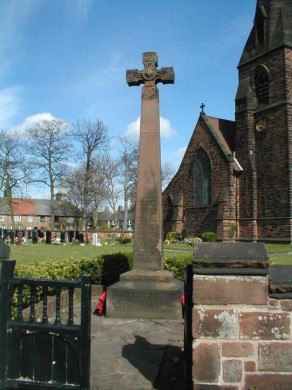 All Saints Church War Memorial, Speke, Lancashire