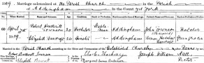 Marriage Register of St Peter’s Church, Addingham