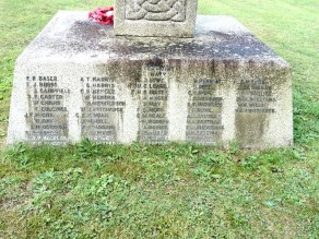 Antony, St. Johns, Sheviocke, Wilcove and Torpoint War Memorial - detail