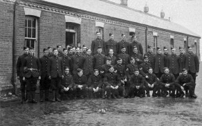 Unknown platoon of 'A' Company, 10th (Service) Battalion, Duke of Wellington's (West Riding Regiment), Aldershot, 1914