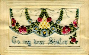Postcard sent from Private Bernard Locker to his sister Ivy, dated 26 October 1916