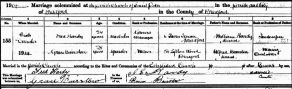 Marriage Register of St Peter’s Parish Church, Bradford, Yorkshire (later Bradford Cathedral)