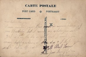 Reverse of above postcard