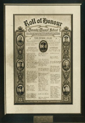 (4) - National & Council Schools Roll of Honour (now lost)