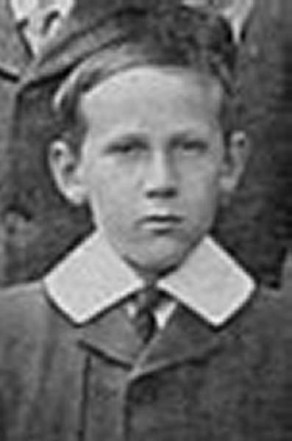 Bertie Phillip Emsley, from a school photograph
