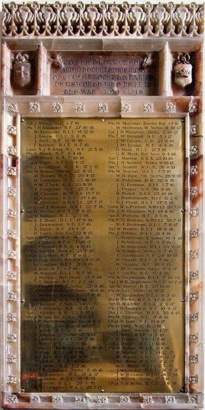 Holy Trinity Church (Usworth) War Memorial