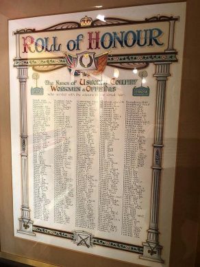 Usworth Colliery Roll of Honour