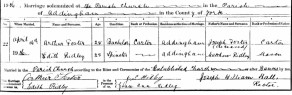 Marriage Register of St Peter’s Church, Addingham, Yorkshire