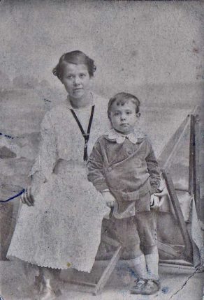 Jane Wilkinson and her son Henry