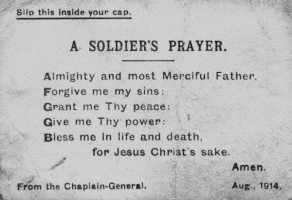 A Soldier's Prayer