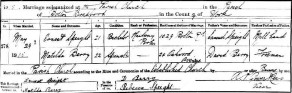 Marriage Register of Bolton, St James, Bradford, Yorkshire