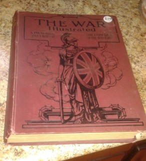 ‘The War Illustrated’ Volume 4 that once belonged to Colin Ashton