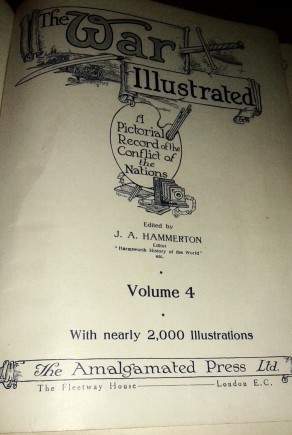 Title-page of ‘The War Illustrated’ Volume 4 that once belonged to Colin Ashton